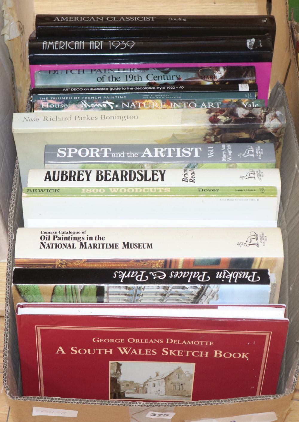 A collection of art reference books to include:
